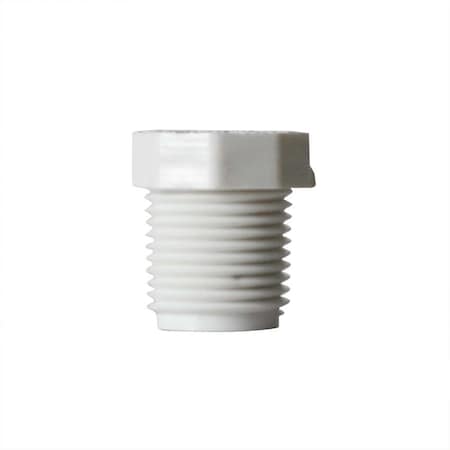 Thrifco Plumbing 3/8 Inch x 1/4 Inch Threaded x Threaded PVC Bushing SCH 40 8113548